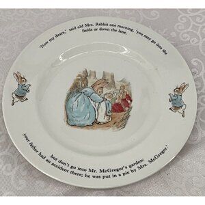 Wedgwood Peter Rabbit Original Cake Plate 9.75" New‎ Collectible Children's Gift
